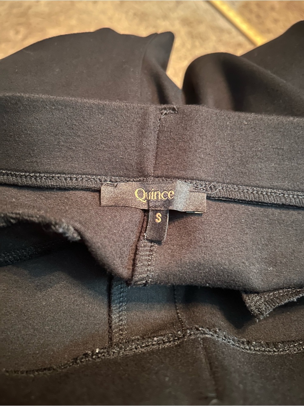 Quince Black Slim Fit Pants